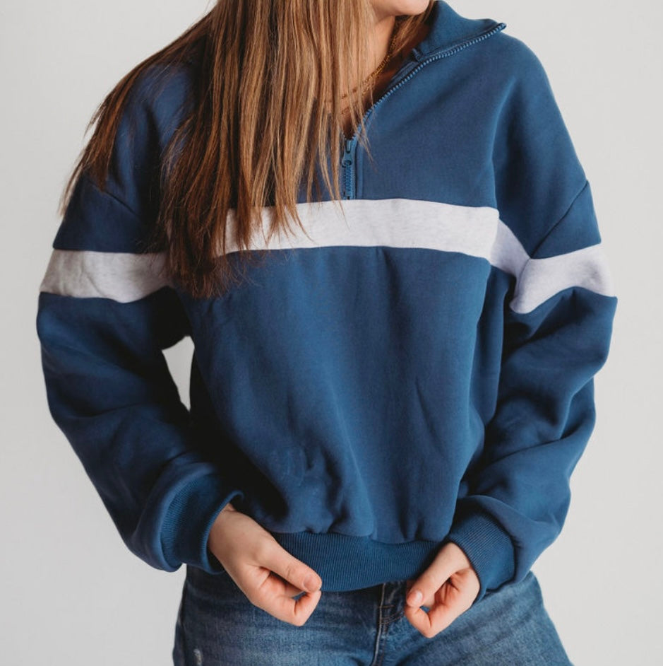 The Essential Navy Pullover