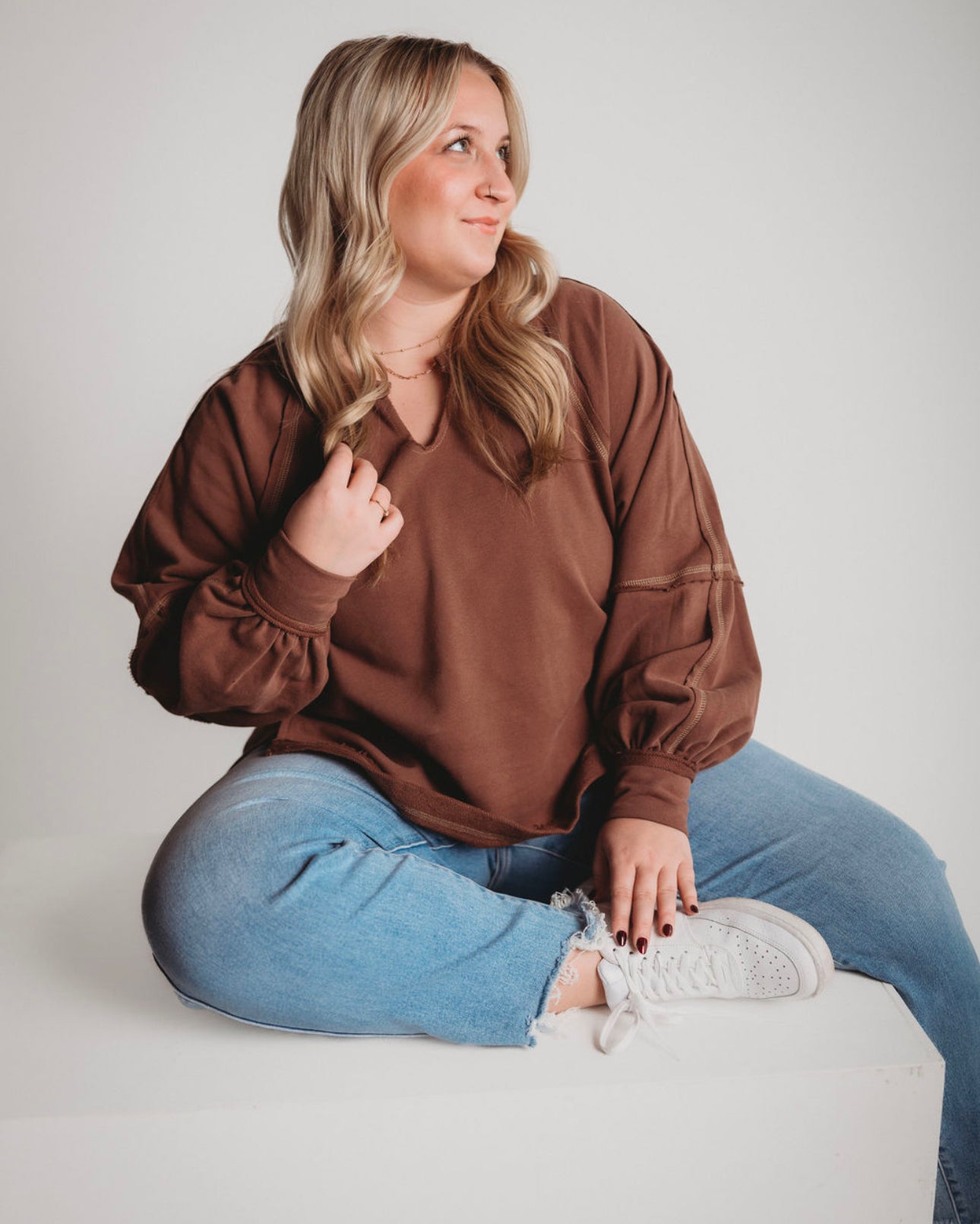 The Mocha Essential Pullover