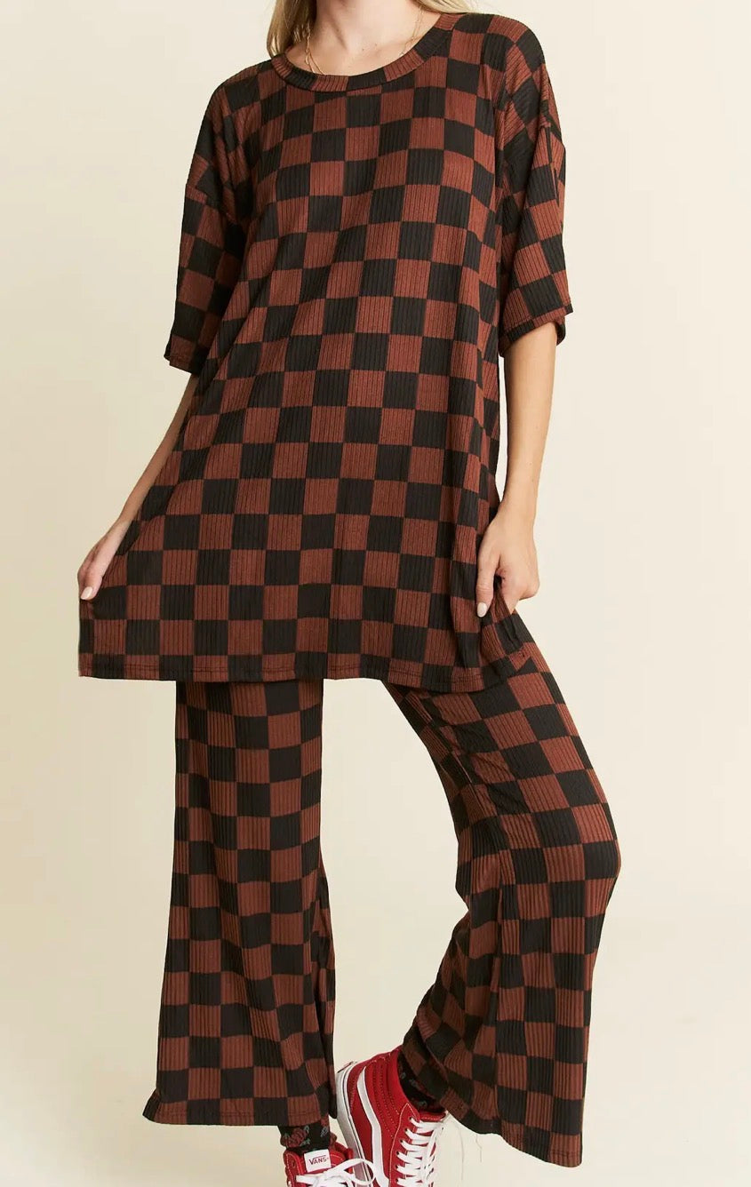 The Checkered Two Piece Set