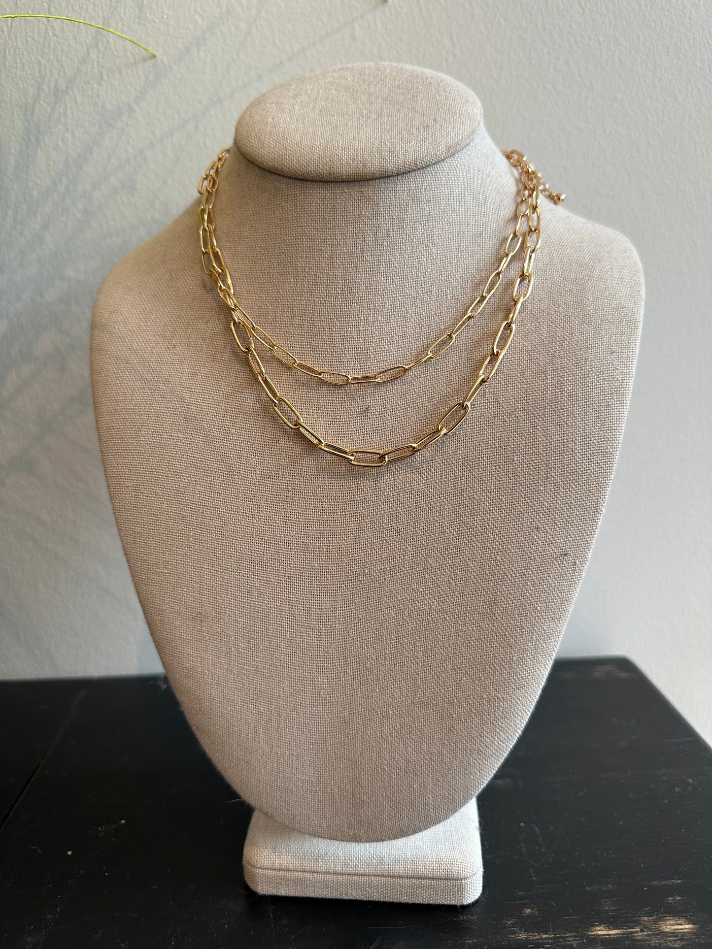 The Gold Duo Chain Necklace