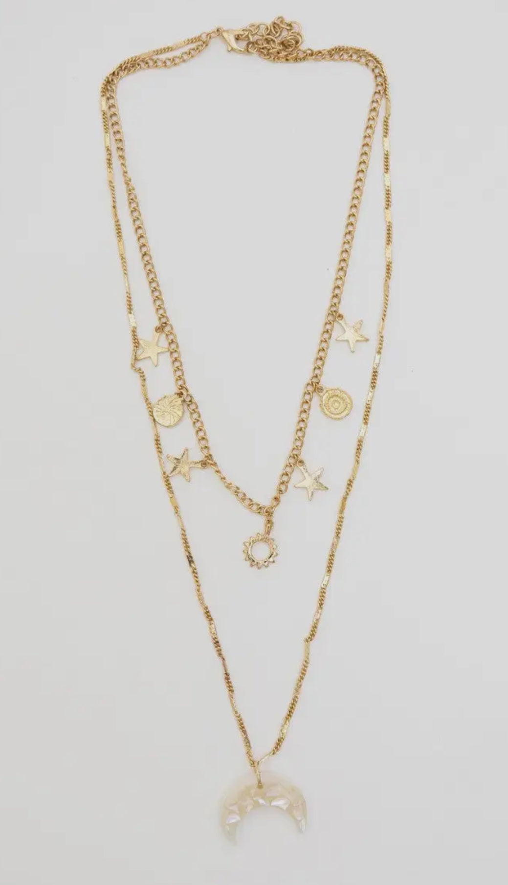 The Celestial Moon Layered Necklace
