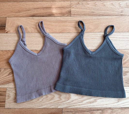 The Ribbed Comfort Tanks (2 Colors)