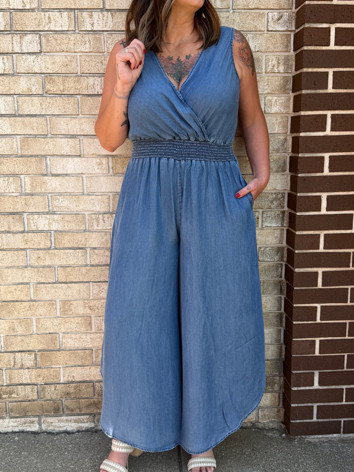 The Tessa Tencel Jumpsuit