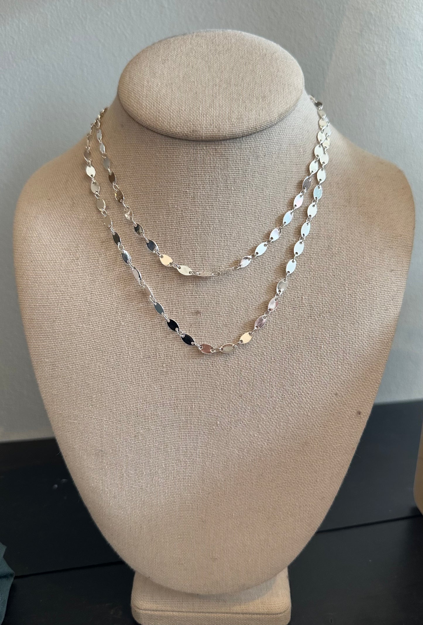 The Luna Double Chain Necklace