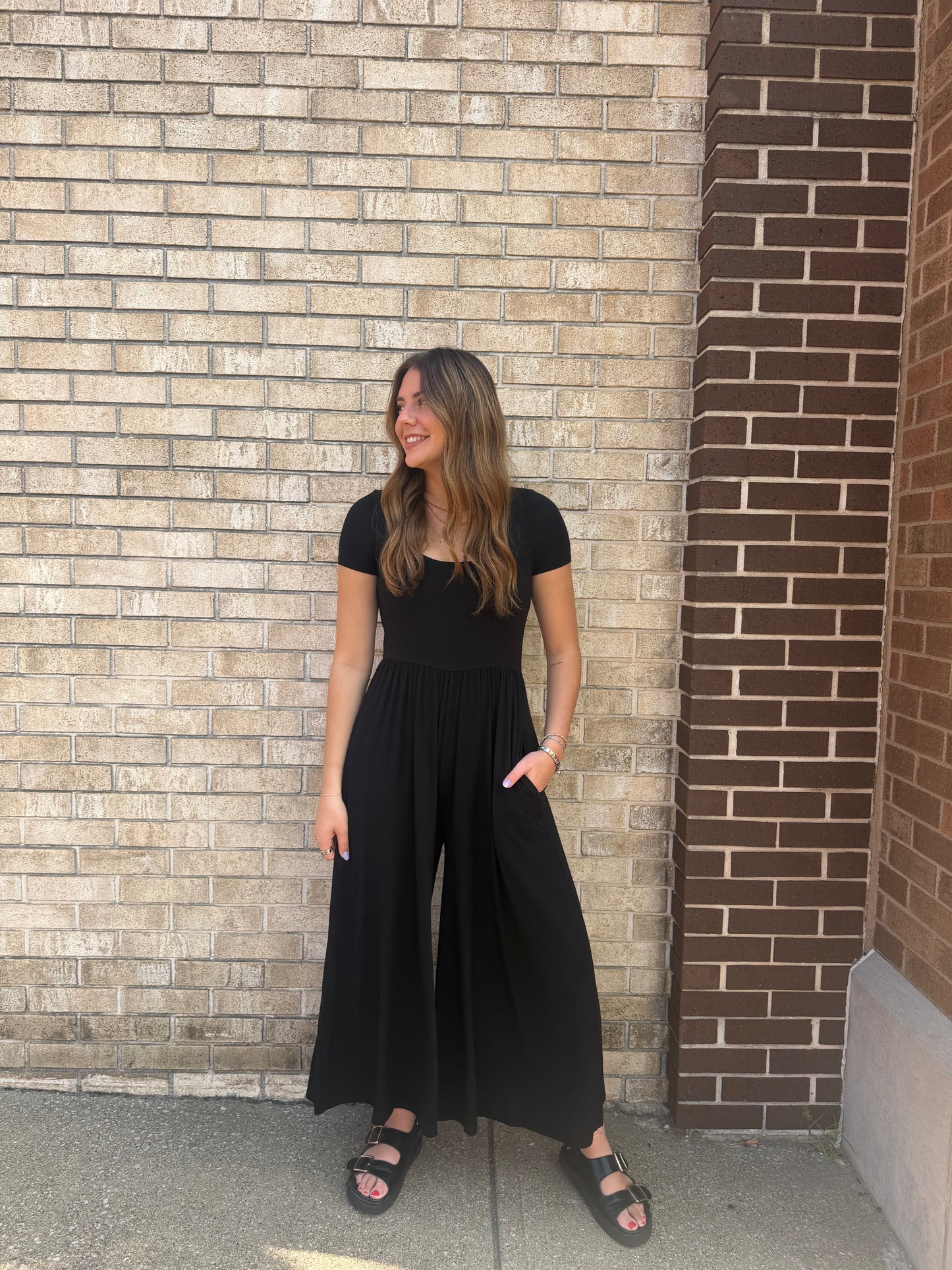 The Jess Wide Leg Jumpsuit