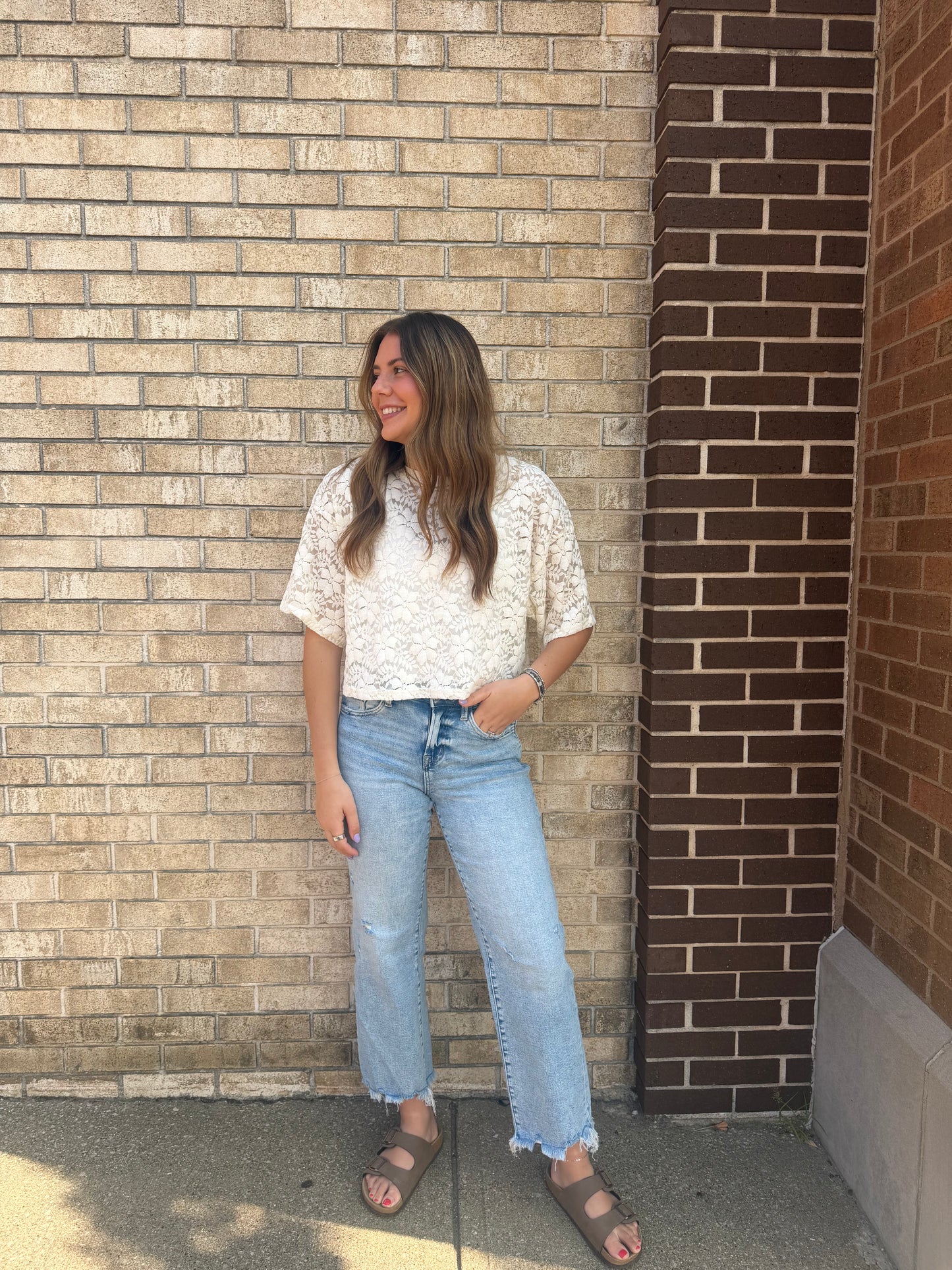 The Short Sleeve Floral Top