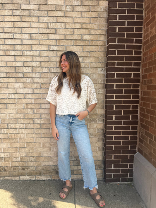 The Short Sleeve Floral Top