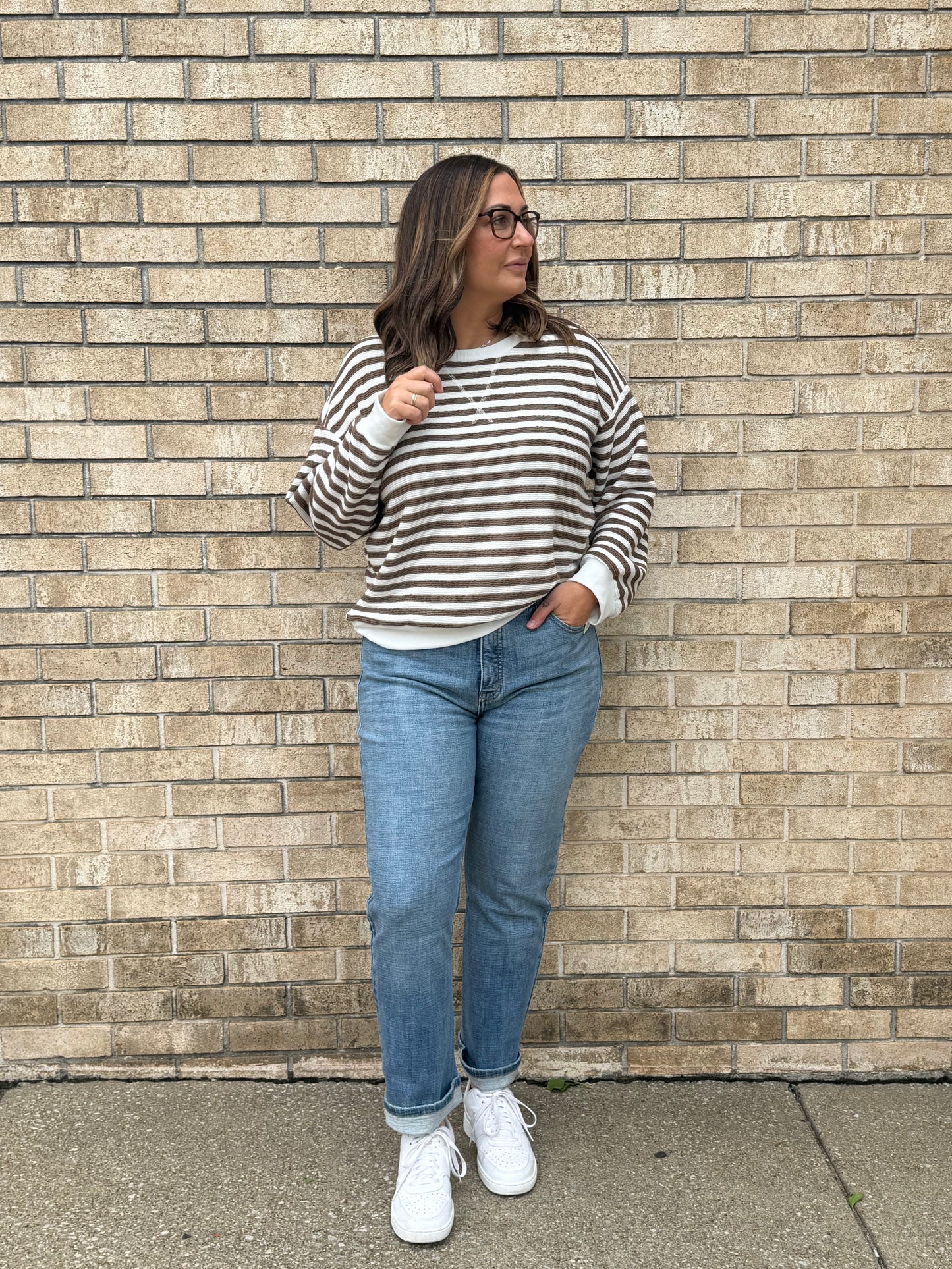 The Striped Savannah Top
