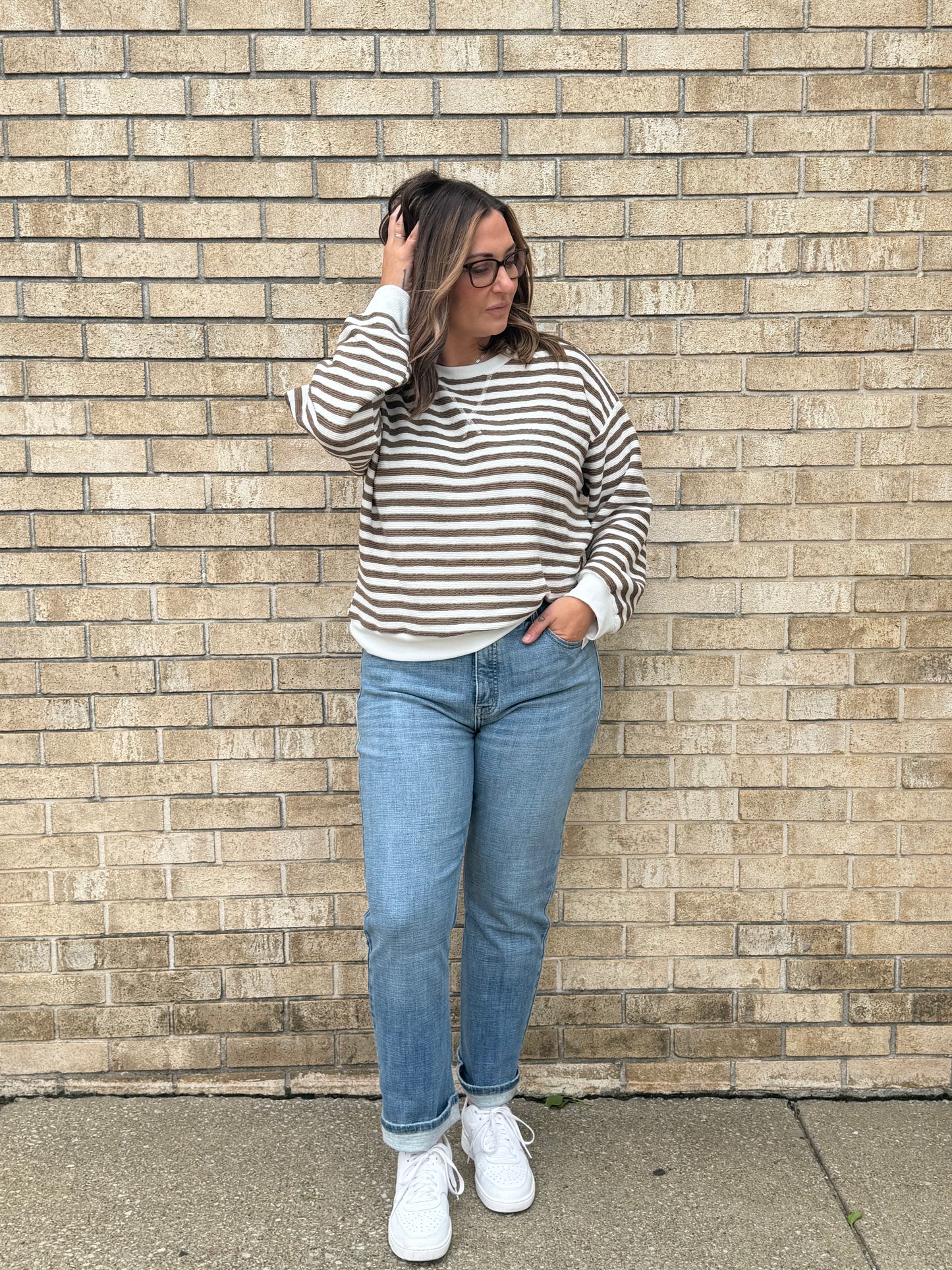 The Striped Savannah Top