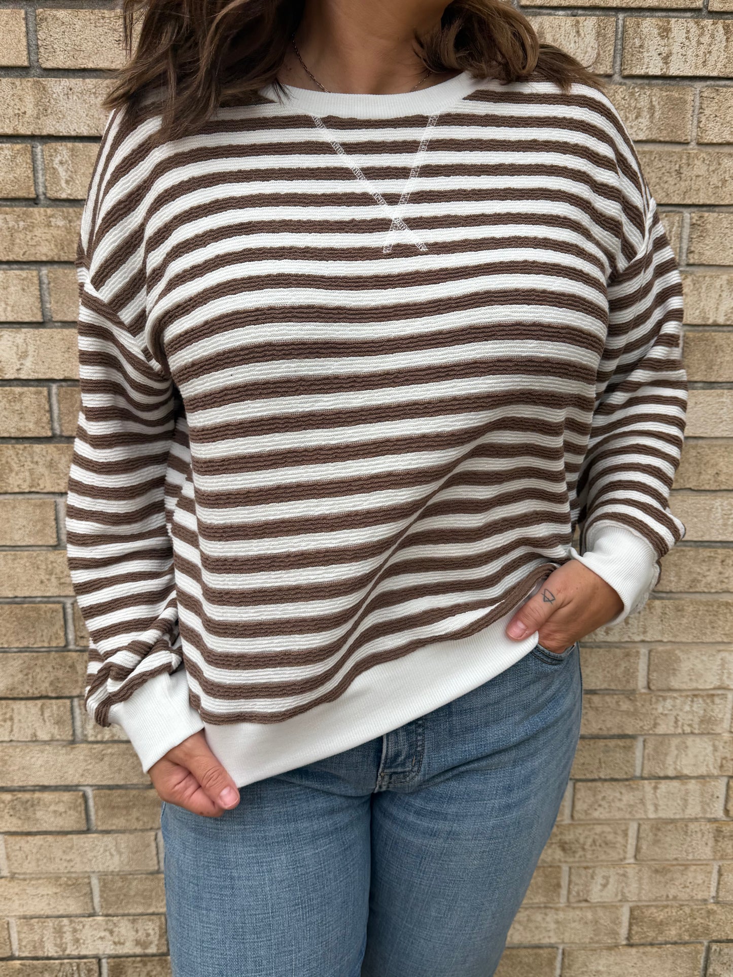 The Striped Savannah Top