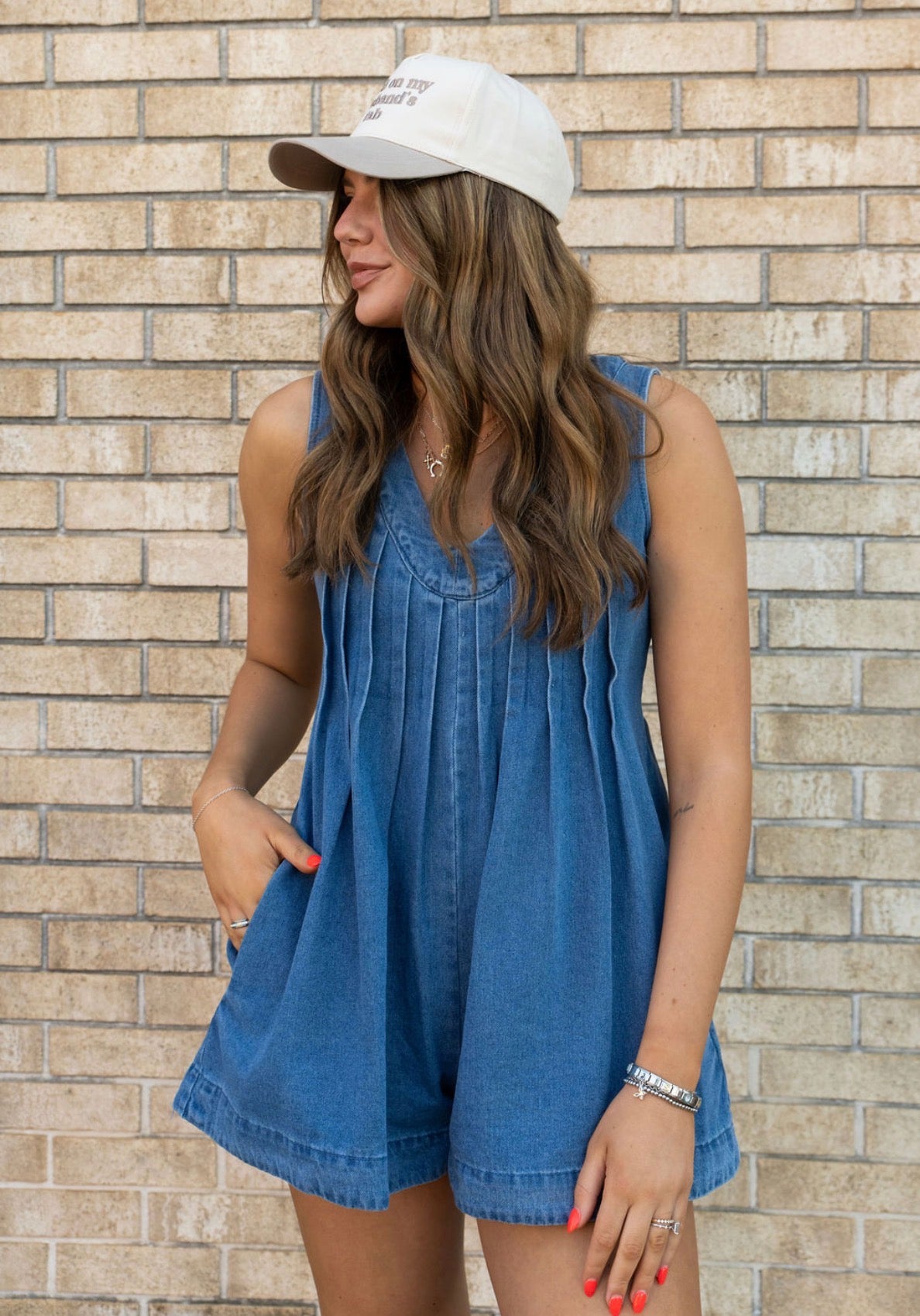 The Denim Romper