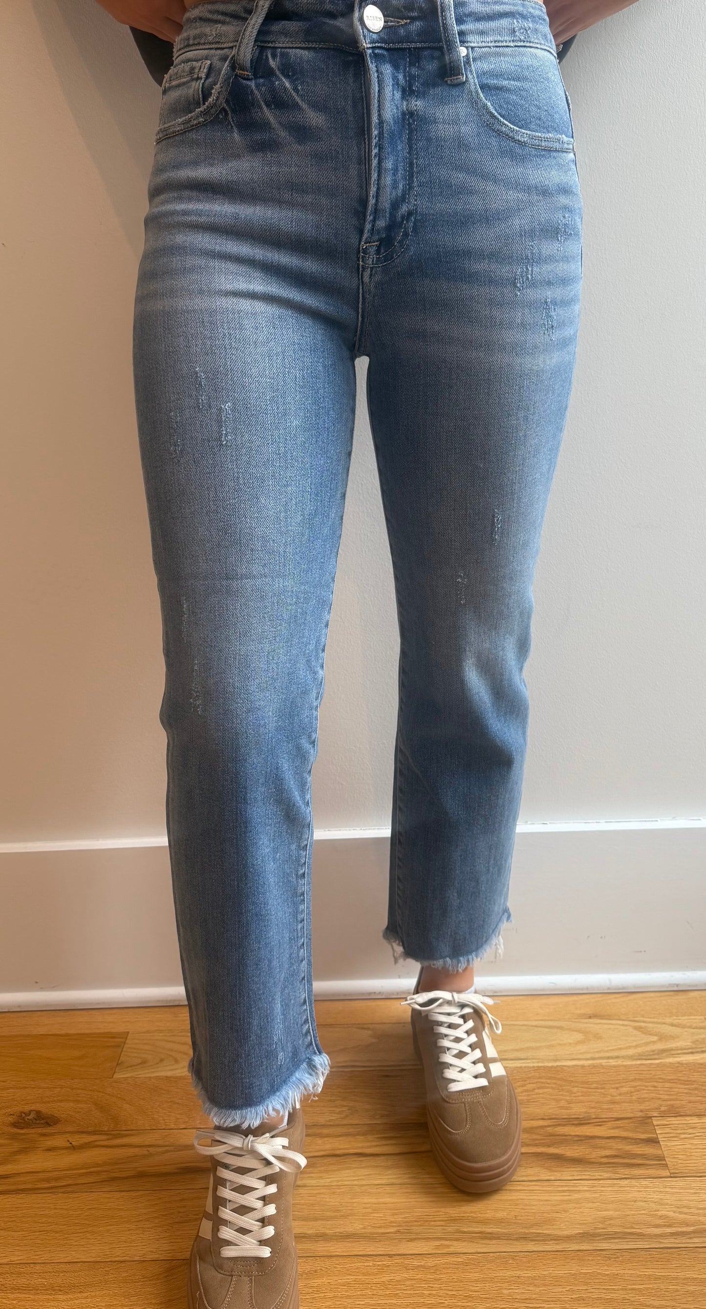 The Reece Risen Cropped Straight Jeans