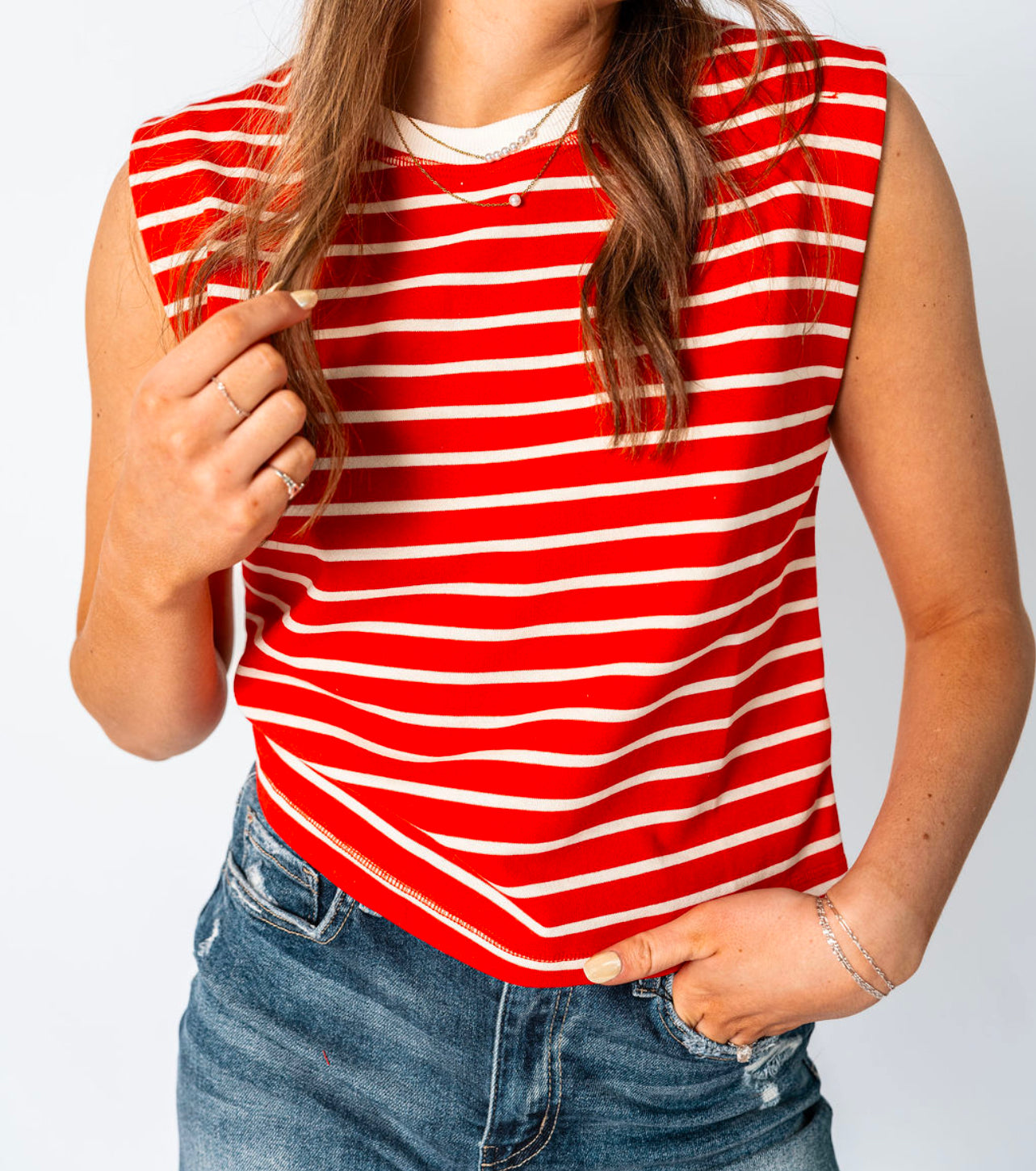 The Scarlett Striped Tank Top