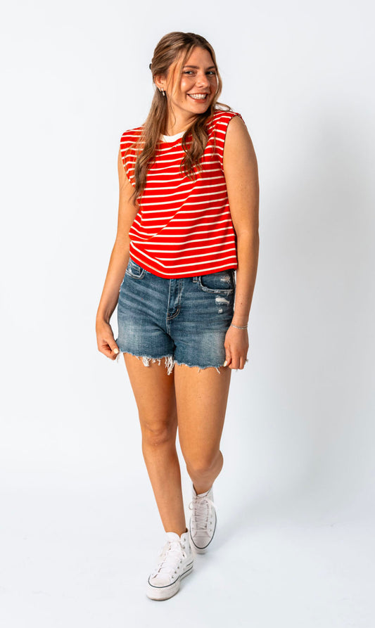 The Scarlett Striped Tank Top
