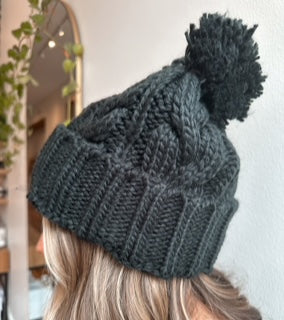 The Knitted Pom Beanie