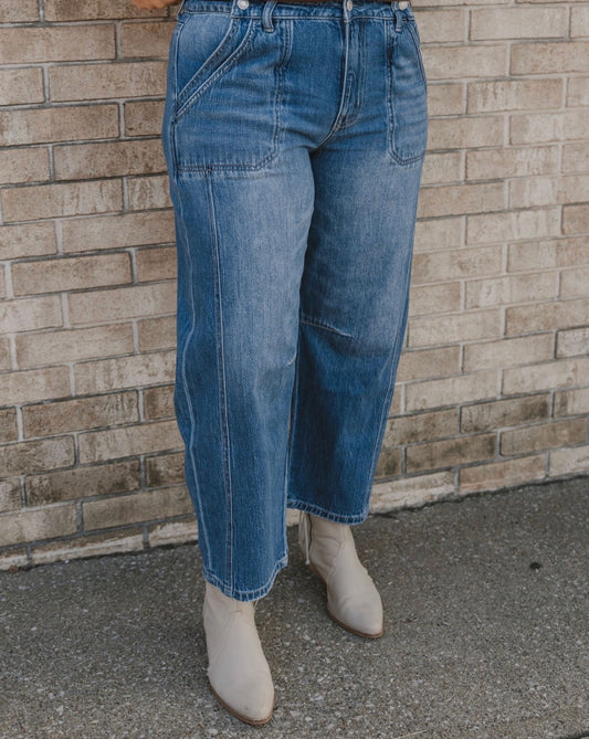 The Vervet Kate Barrel Jeans