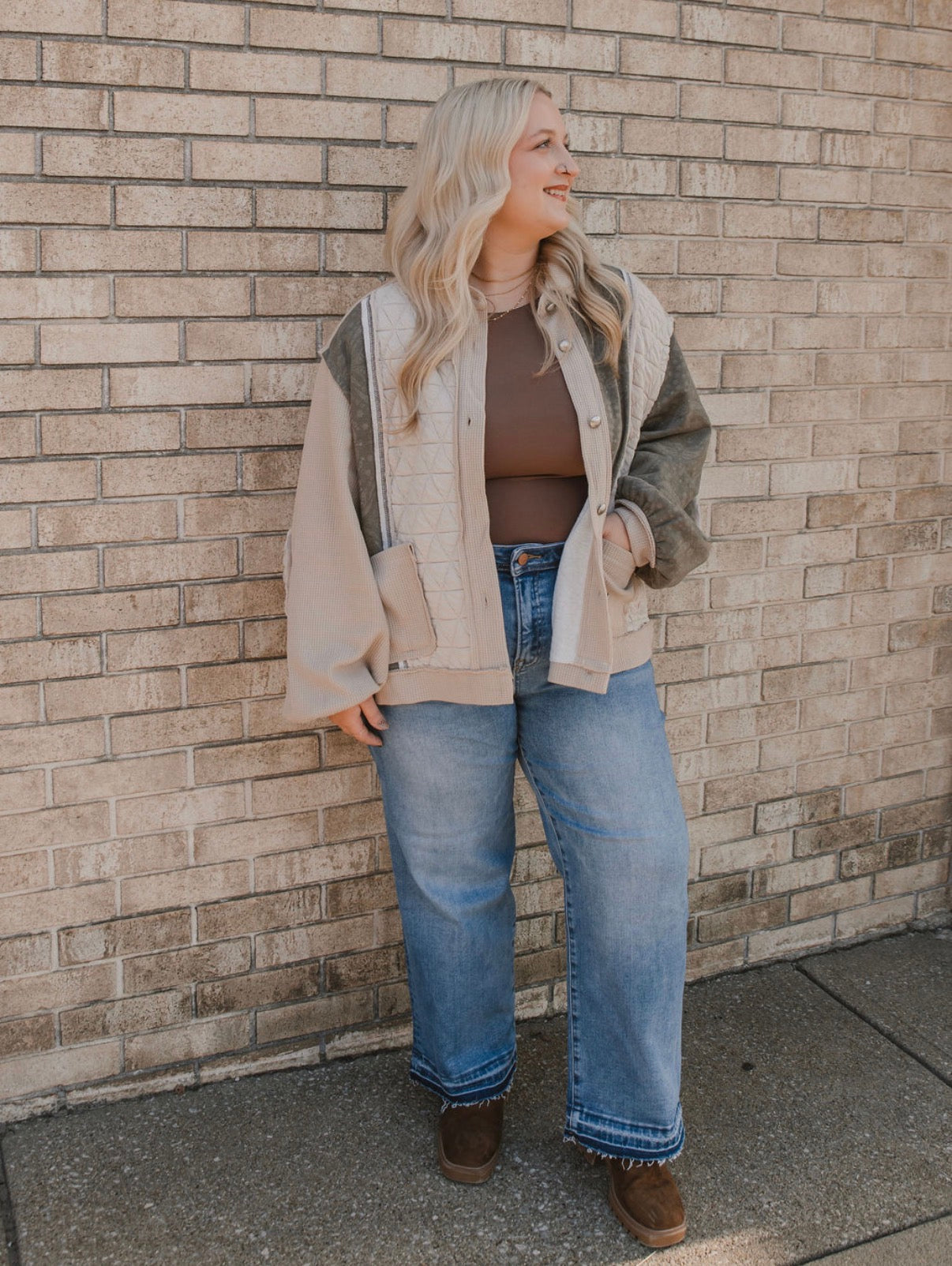 The Color Block Quilted Jacket