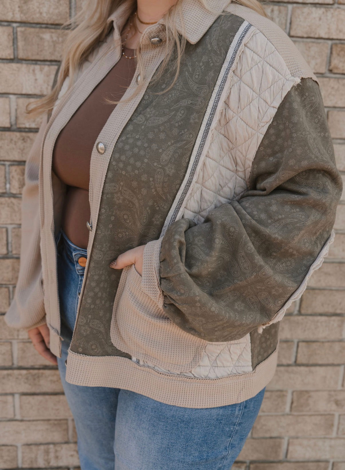 The Color Block Quilted Jacket