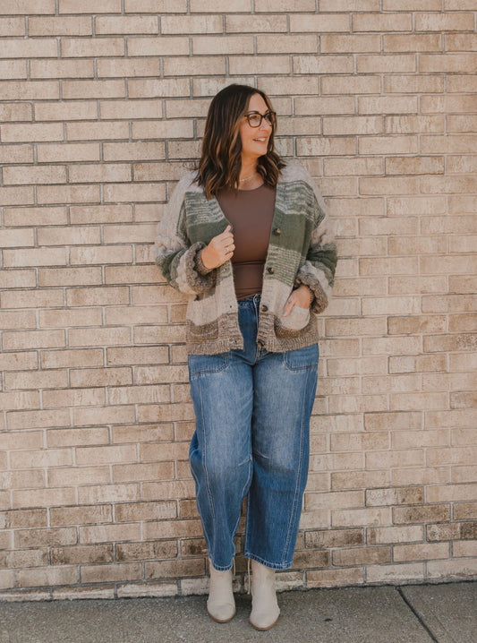 The Bubble Sleeve Knit Cardigan