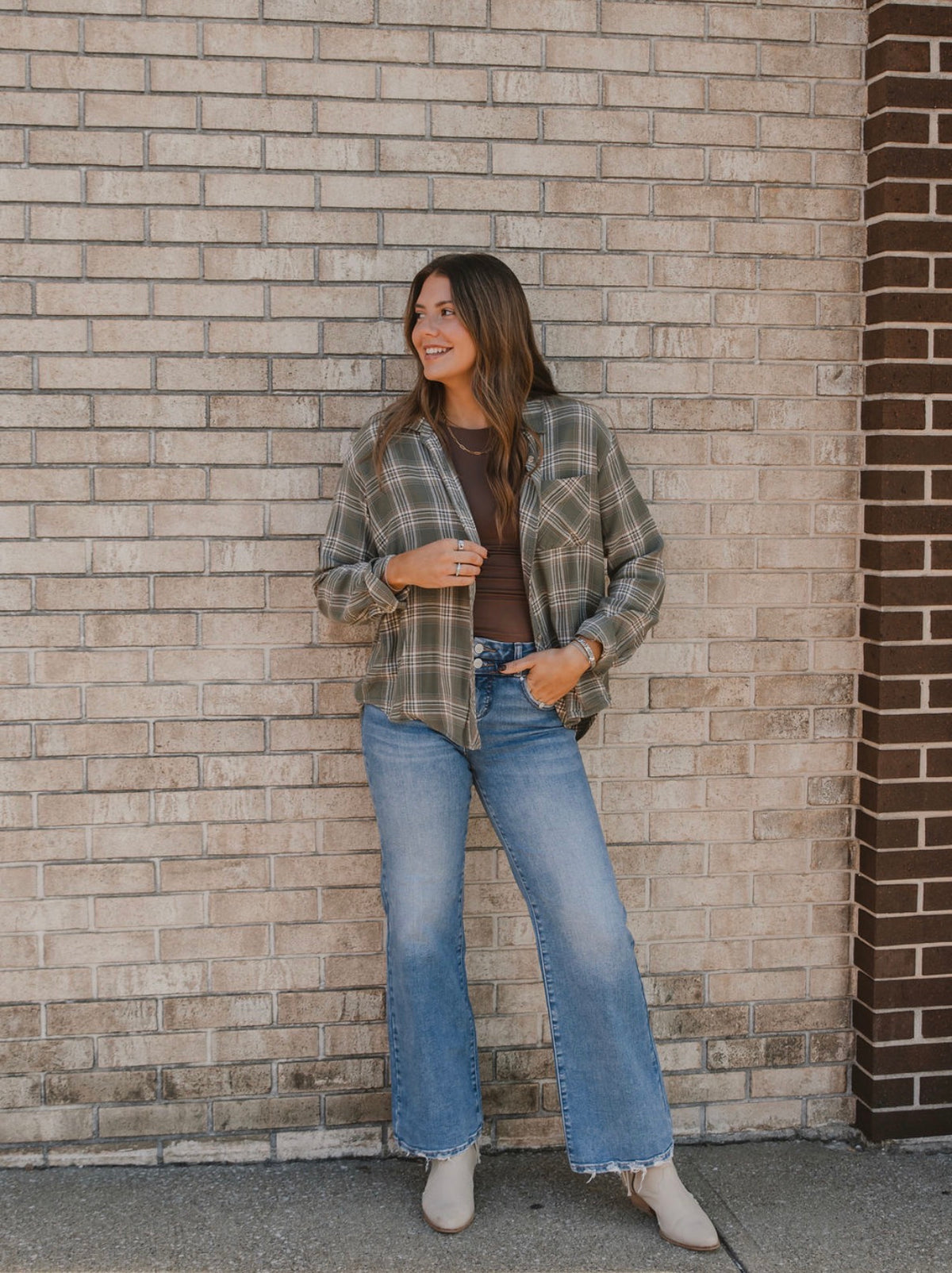The Olive Tone Flannel