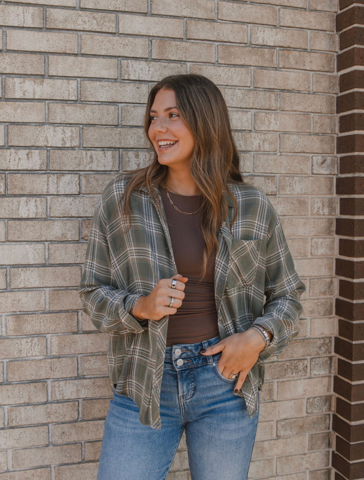 The Olive Tone Flannel
