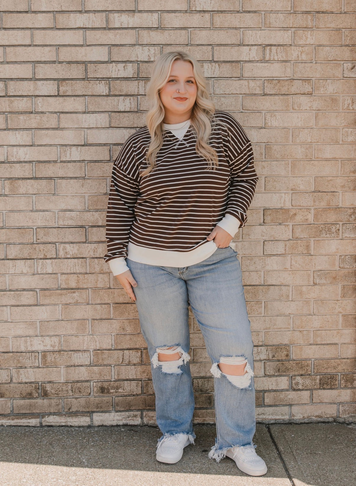 The Striped Everyday Crewneck