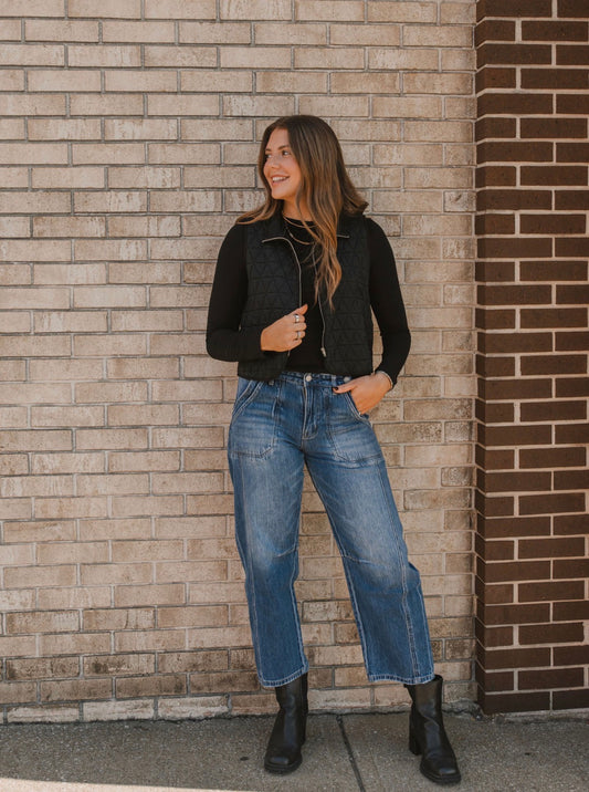 The Elevated Black Vest