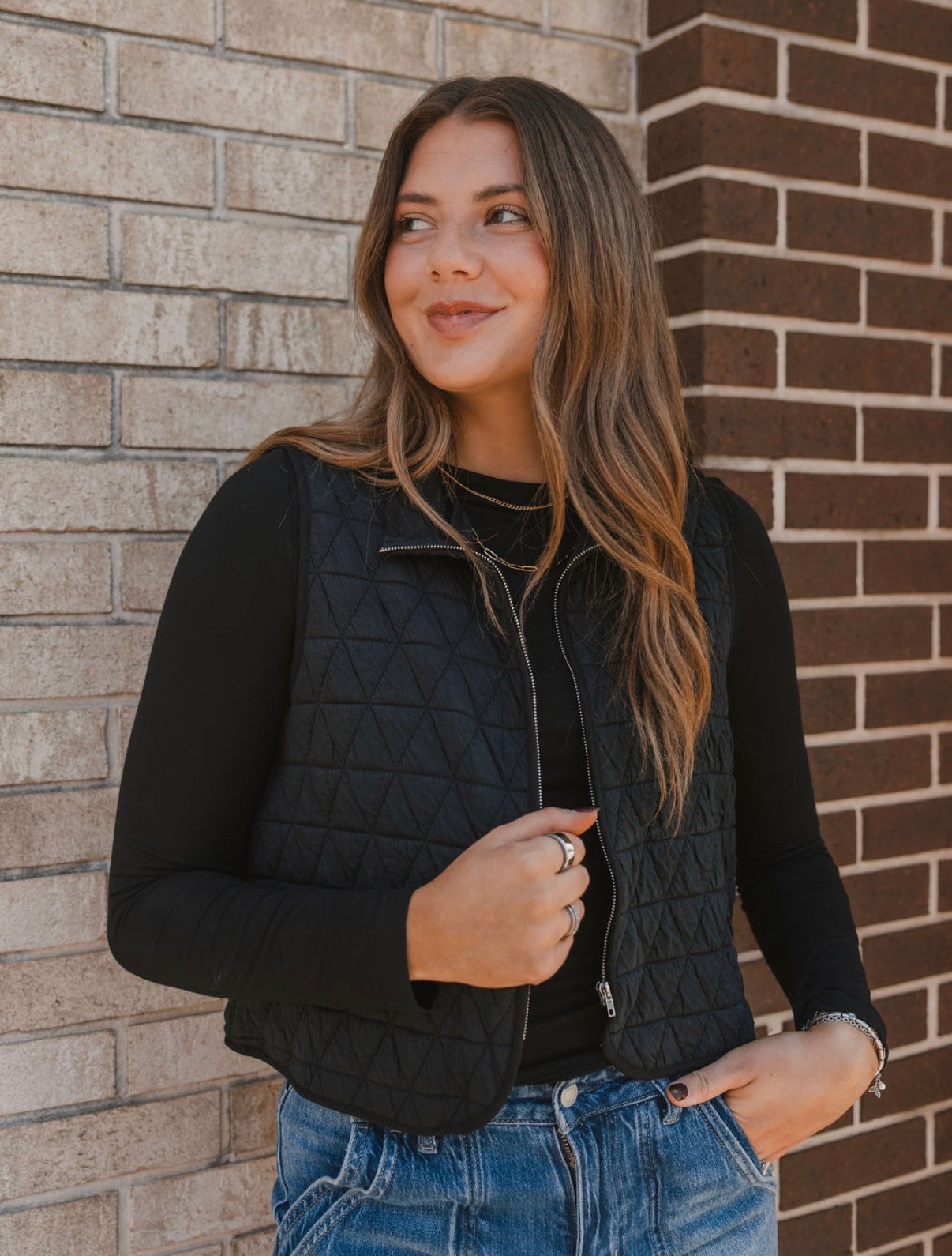 The Elevated Black Vest