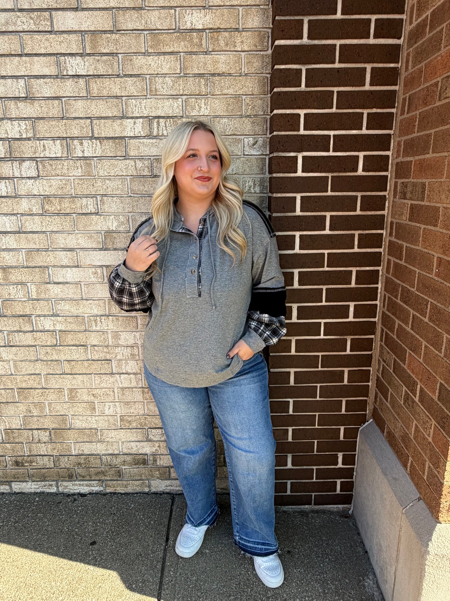 The Plaid Hoodie Pullover
