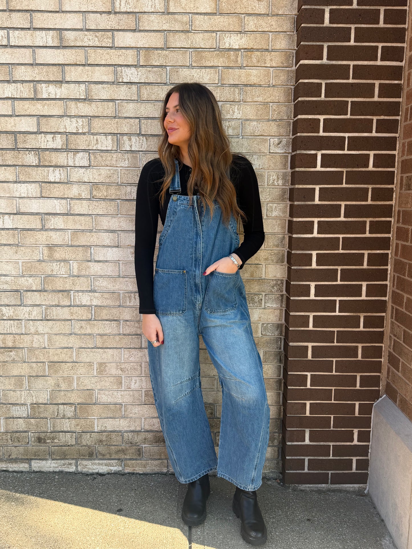 The Barrel Denim Overalls
