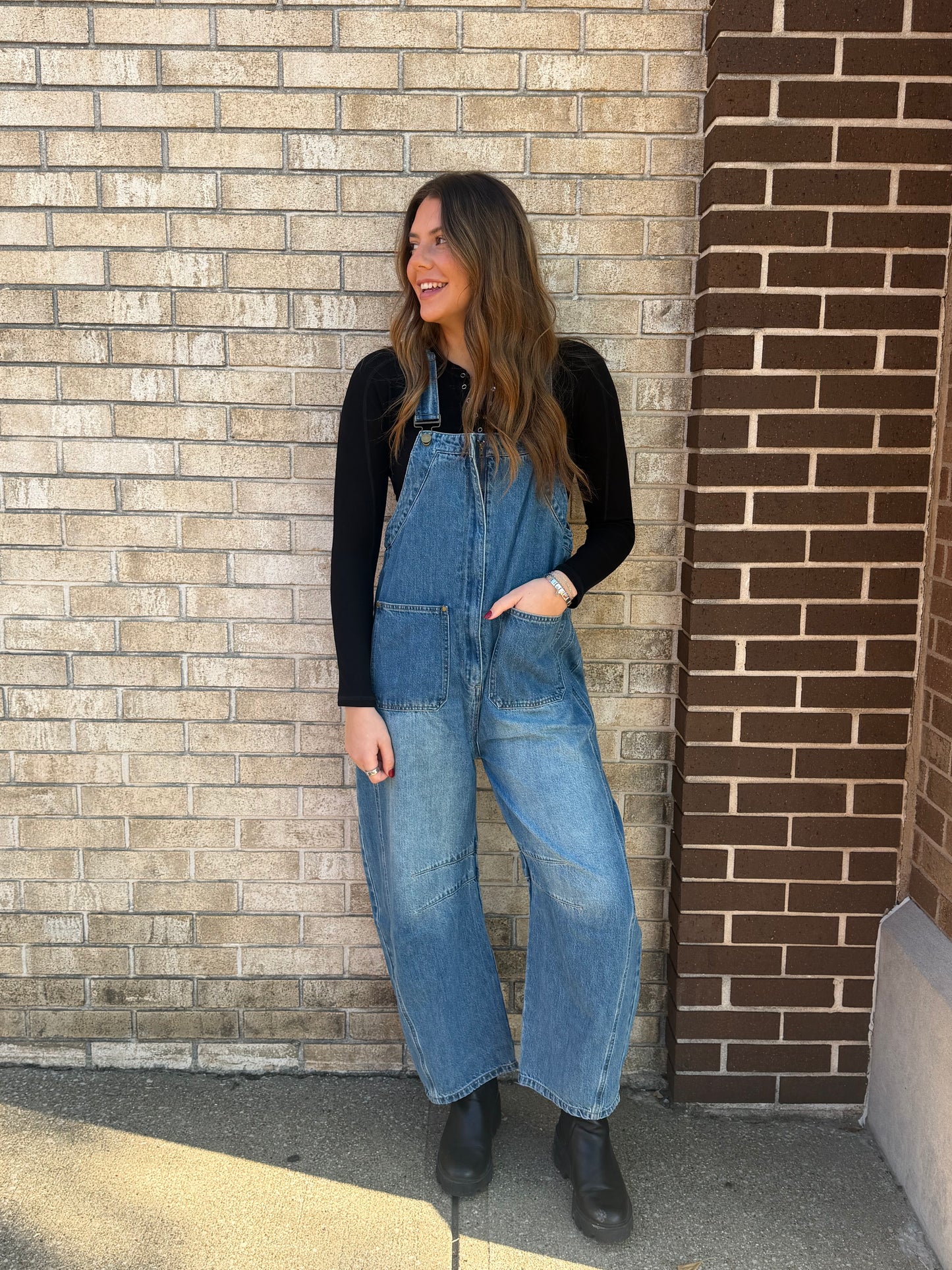 The Barrel Denim Overalls