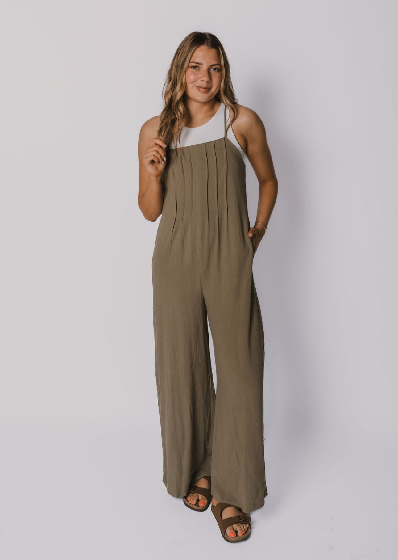 The Jordan Olive Jumpsuit