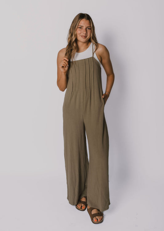 The Jordan Olive Jumpsuit