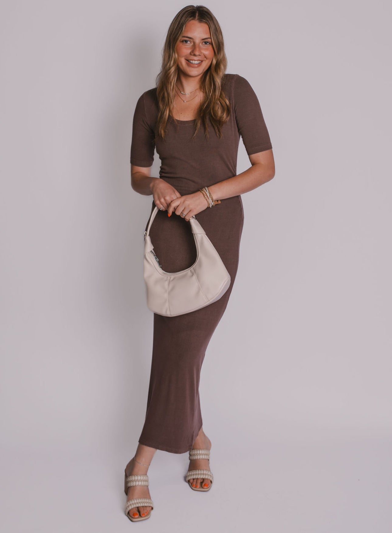 The Cierra Fitted Maxi Dress