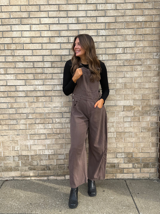 The Vintage Chocolate Overalls