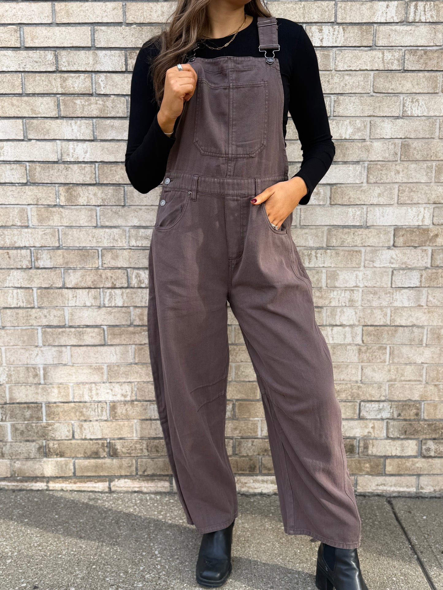 The Vintage Chocolate Overalls