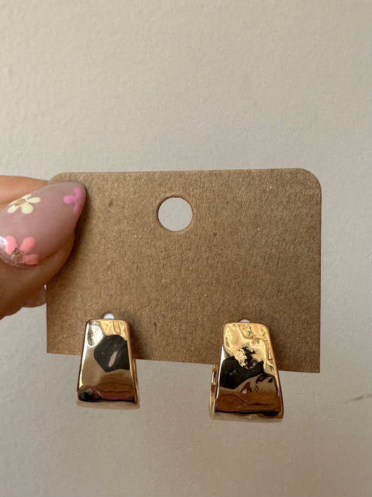 The Wide Gold Hoops