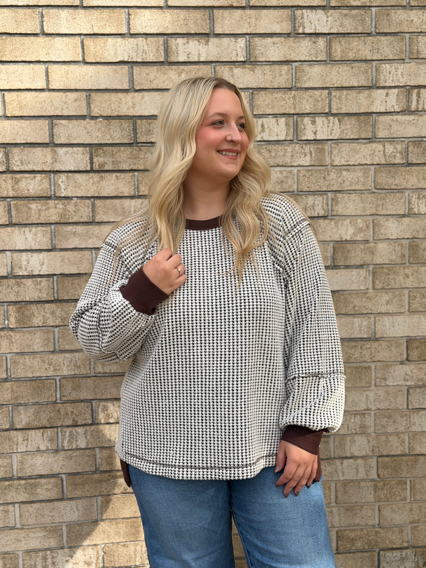 The Waffle Knit Pullover