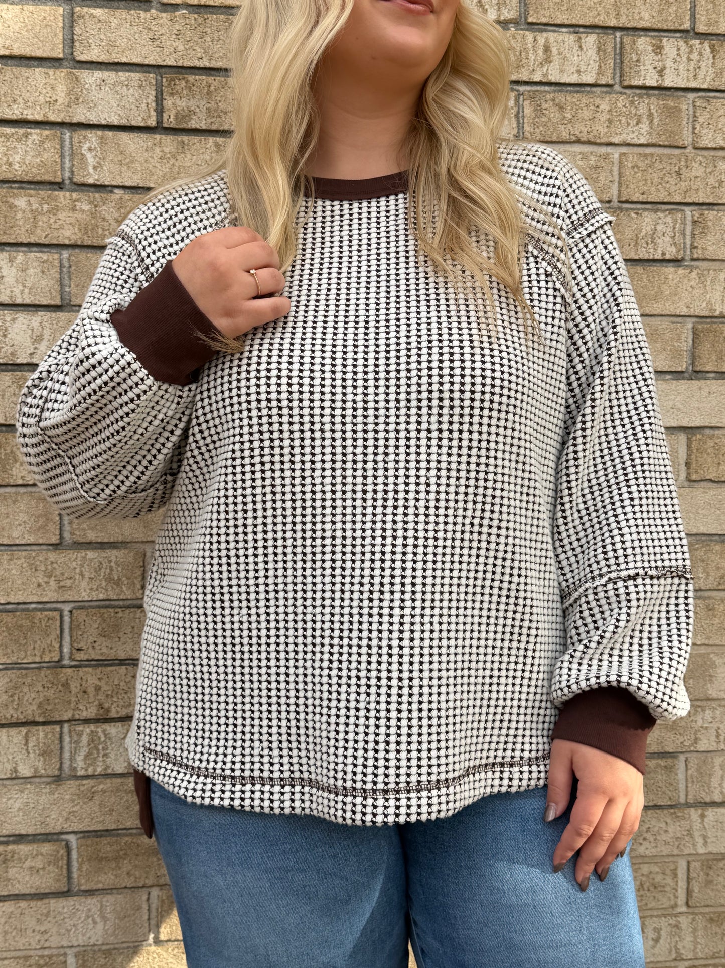 The Waffle Knit Pullover