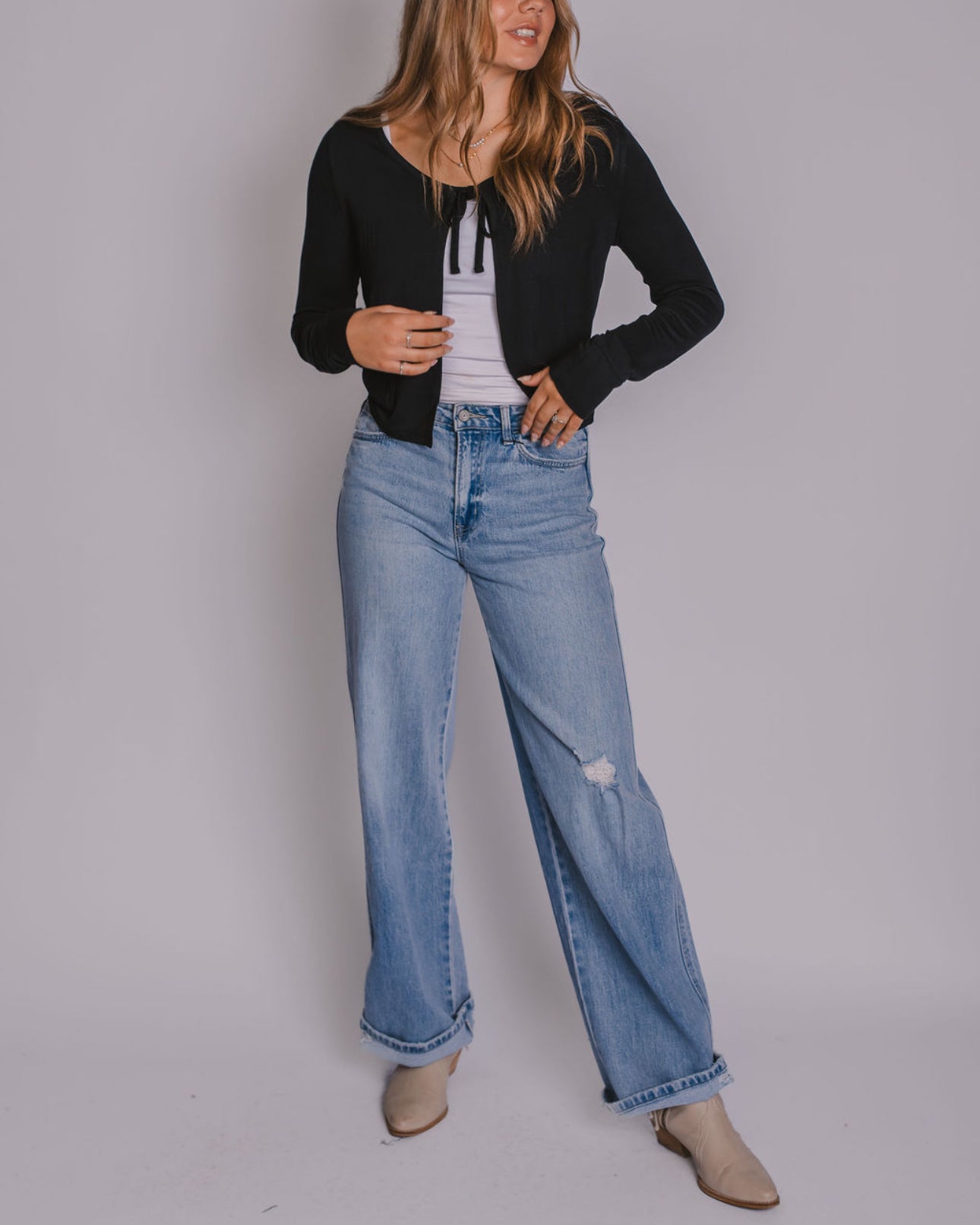 The Monica Tie Cardigan