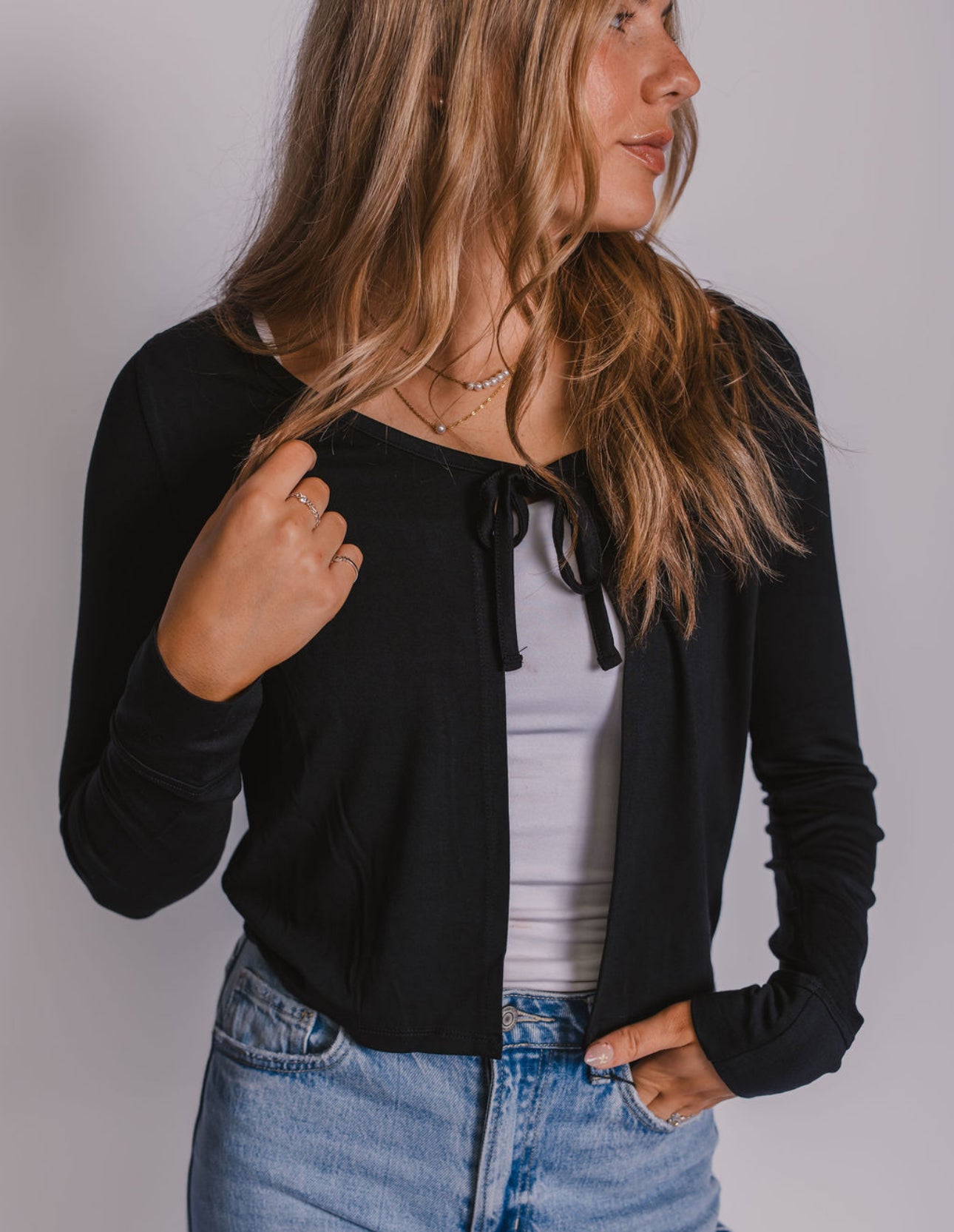 The Monica Tie Cardigan