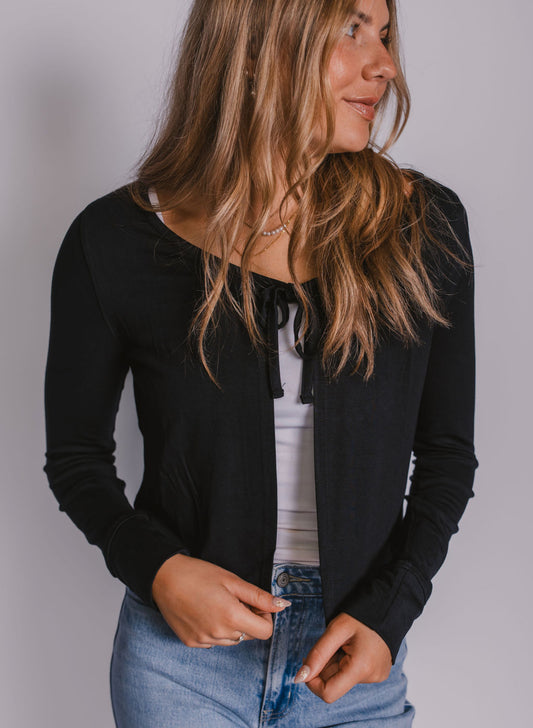 The Monica Tie Cardigan