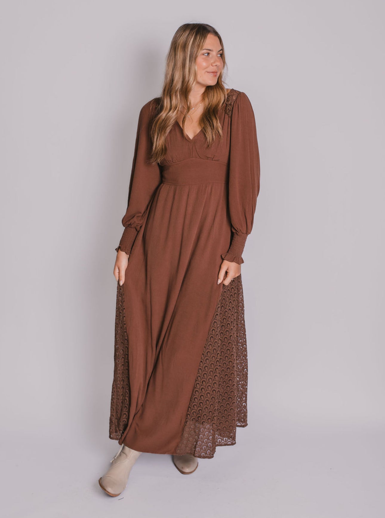 The Lydia Lace Maxi Dress
