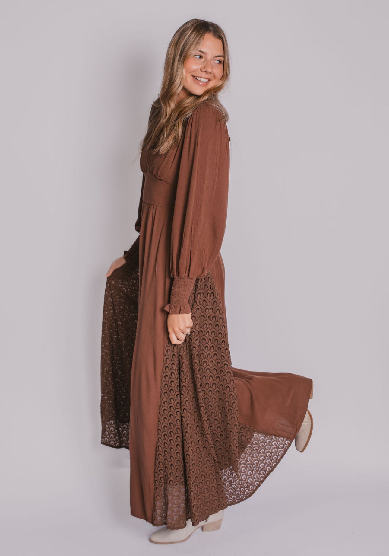 The Lydia Lace Maxi Dress
