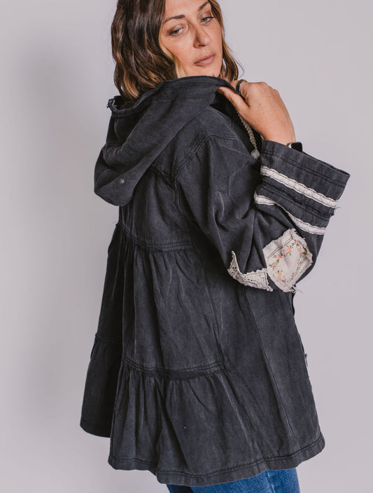 The Vintage Embroidered Zip Up Jacket