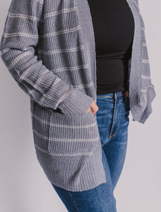 The Blue Knit Cardigan