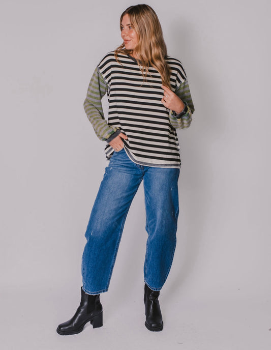 The Savannah Striped Pullover