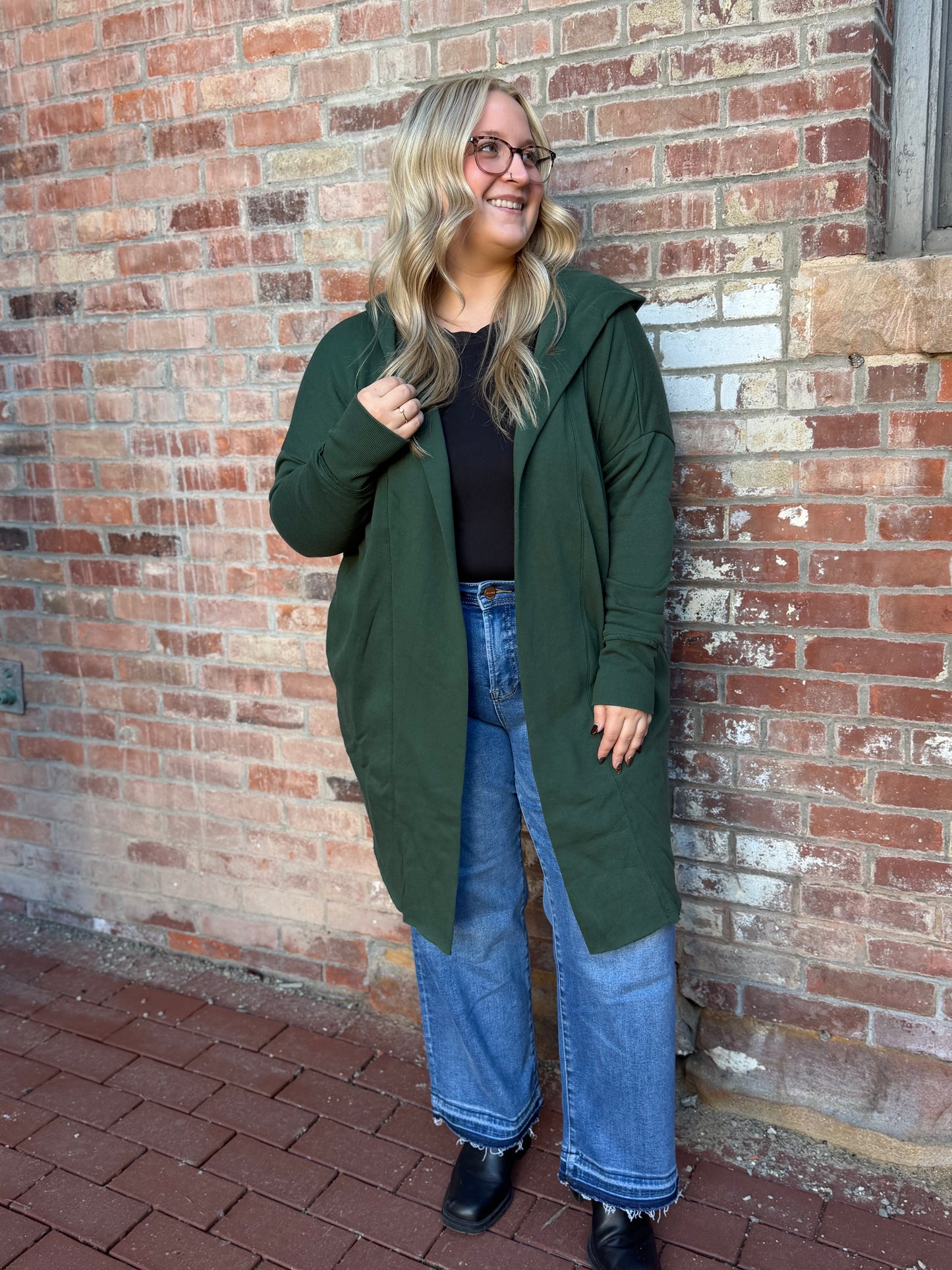 The Longline Hoodie Cardigan