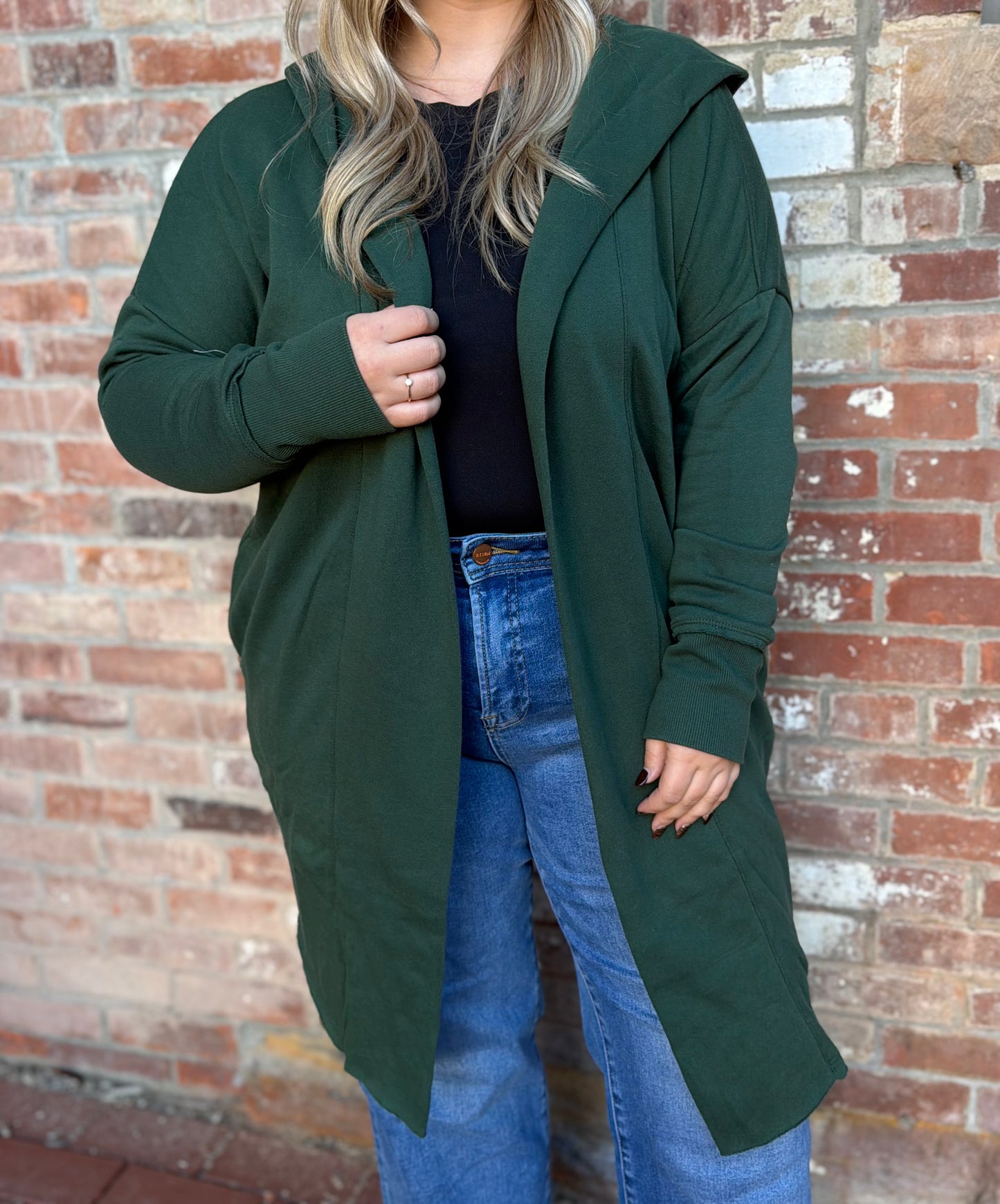 The Longline Hoodie Cardigan