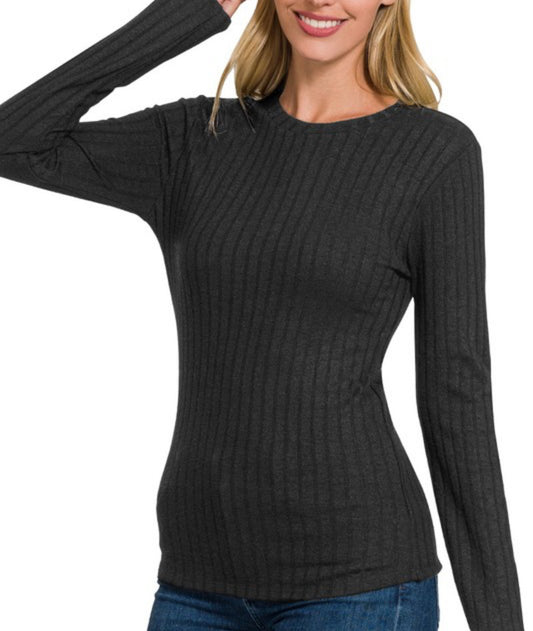 The Classic Ribbed Long Sleeves